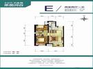 E户型2室2厅1卫1厨82㎡（送3平）