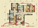 4号线孔雀大卫城3室2厅