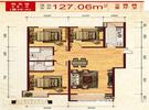 中鼎·凤凰城29-A户型 3室2厅