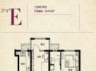 香城郦舍四期E户型 3室2厅2卫