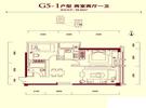 意华东贸国际G5-1户型图 2室
