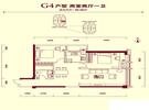 意华东贸国际G4户型图 2室2厅