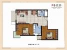 金燕学院府D户型户型图 2室