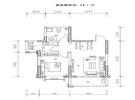 芳清苑3#E户型58.1㎡一室两厅