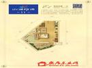 11号楼E1户型图53.48㎡