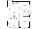 11#楼02户型54.48平米一居