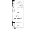 11#楼05户型48.87平米一居