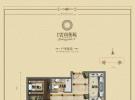 43#E户型83平米两室两厅一卫一厨