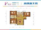 F1B户型图