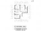A1户型图(1层)8#1单元