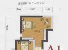 高层1号楼标准层A1户型