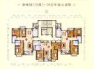 2号楼2-20层标准层平面图