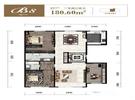 洋房15、18#B8户型180.60平米户型