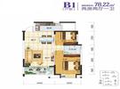 2-3-7栋住宅B1户型图