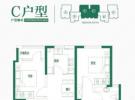 B区6号楼标准层C户型