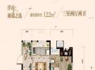 洋房标准层122平米户型
